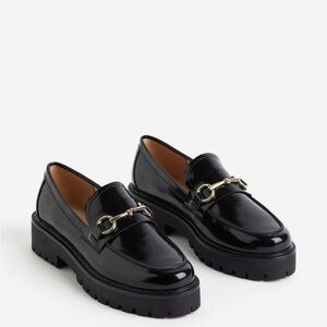 Leather loafers